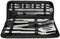 Recalma Set Barbecue in Acciaio Inox, Accessori Barbecue 18 Pezzi, Kit Barbecue con Custodia, Utensili Griglia per Barbecue, Idee Regalo Uomo, Perfetto per BBQ e Griglia Barbecue in Muratura