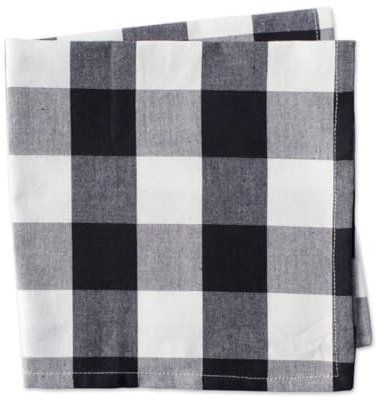 Buffalo Check Table Runner Schwarz -Weiß -Büffel -Plaid Tischläufer Dekor Couchtisch Läufer Baumwolle Leinen Läufer für die Heimküche 30x275 cm Weihnachten