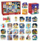 Jesus-Adventskalender 2024, Jesus-Countdown-Kalender, 24 Stück Jesus-Desktop-Ornamente, 24 Tage Weihnachts/Halloween Countdown Kalender, Jesus-Tischdekoration