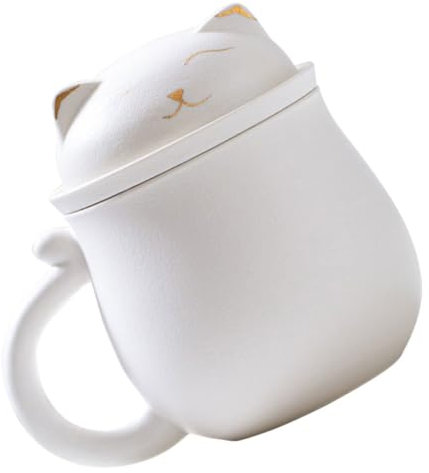 MAGICLULU Keramik-wassertasse Teetasse Mit Sieb Porzellanbecher Für Heißgetränke Bürotasse Teezeit Unverzichtbar