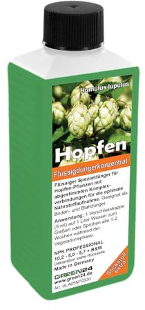 Hopfen-Dünger - Humulus lupulus - Mineralischer NPK Flüssigdünger 250ml