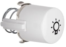 Hager Taster für 5104-510401 Symbol polarweiß