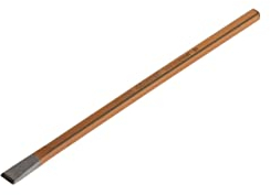GEDORE Burin d’électricien, Extra plat, Largeur du tranchant 8 mm, Longueur 250 mm, Acier trempé, 112-2512