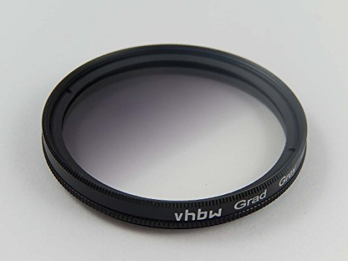vhbw Universal Farb-Verlaufsfilter kompatibel mit Kamera Objektiven mit 58mm Filtergewinde - Gradationsfilter, Grau