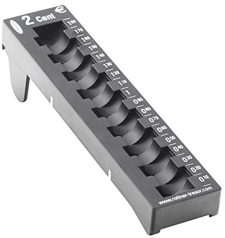 Rottner Geldzählbrett 2 Cent schwarz