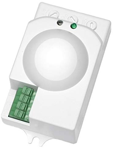 Bemko Bewegungsmelder mit Hochfrequenz-Radar, 360° Erfassungswinkel, 12 Meter Reichweite, Weiß, B52-SES71WH