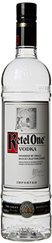 Ketel One Vodka | 40% vol | 70cl | Citrus | Crisp & Sophisticated | Crafted in a Copper Pot Still | Long Finish | Sipping Vodka also for Cocktails | Premium Vodka 70cl