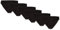Amazon Essentials Damen Slip Aus Baumwolle Mit Hohem Beinausschnitt (In Übergröße Erhältlich), Atmungsaktiv, 6er-Pack, Schwarz, 38