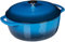 Amazon Basics Enameled Cast Iron Casserole Dutch Oven - 4 L, Blue