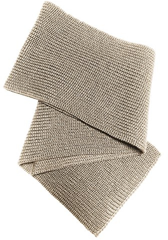Blauer Peter - gestrickter Schal - Schurwolle - uni - 9 Farben, Farbe:Beigemeliert