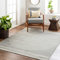 Livabliss Nairobi Wohnzimmer Boho Teppich 160x216 cm - Geometrischer Muster Teppich für Esszimmer und Schlafzimmer, Skandinavischer Wohnzimmerteppich in Beige, Grau und Creme