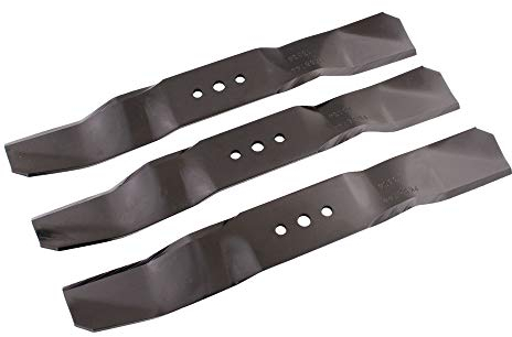 SECURA Jeu de lames (mulching) compatible avec Husqvarna Rider R214T 967062901 (103cm Carter de coupe) Tracteur de pelouse