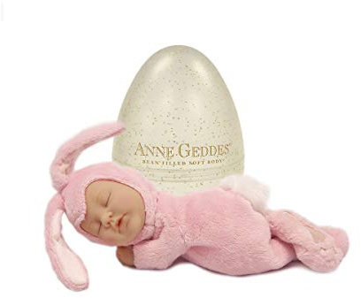 Anne Geddes Baby Häschen Rosa im Glitzerei