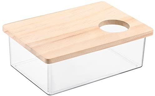 Acryl Hamster Sandbad- Chinchilla Sand Badewanne Haus Sand Badewanne WC für Chinchilla Gerbil Kleines Tier