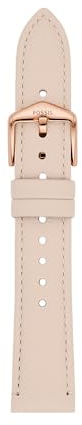 Fossil Uhrenband für Damen 18 mm LiteHide-Leder nude, S181504