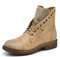 IF Fashion Stivaletti Stivali Invernali Scarpe da Donna Lacci Anfibi Strass IF163 Khaki 38