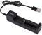 USB Battery Charger for 4.2V 18650 18490 Li-ion Batteries Universal Lithium Batteries for Charging Adapter 1 Slot Fast Charging Adapter for li-ion Batteries