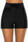 TTPSRY Pantaloncini da Bagno Donna Pantaloncini da Spiaggia Costume da Bagno Elastico Sportivi Pantaloni per Lo Yoga Jogging Piscina Spiaggia (Nero/L)
