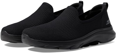 Skechers Femme Ivy GO Walk 7 Lierre, Black Textile/Trim, 39.5 EU