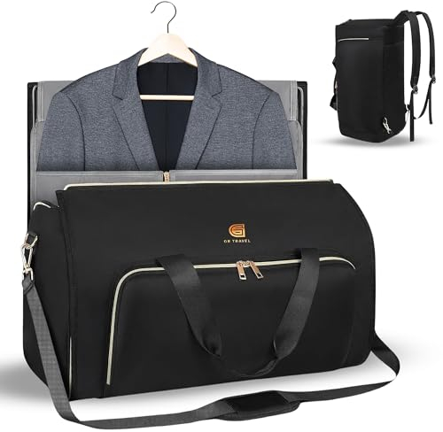 Borsa porta abiti da cabina GR. TRAVEL, zaino pieghevole e impermeabile, perfetto per viaggiatori organizzati e alla moda, borsa da viaggio pieghevole