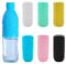 12Packs Silicone Bottle Covers for Travel Leakproof Elastic Sleeves for Travel Container in Luggage Travel Size Toiletries, Cruise Must Haves for Women Men, Multicolor, Colorful