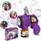 Panacare Halloween Seifenblasenpistole, Bubble Gun Kinder mit Seifenblasenlösung, Bubble Machine Toys 5000+ Blasen Outdoor Geschenk für Halloween Party Decor/Hochzeit, Bubble Toy (White-Geist)