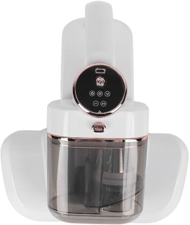 JTLB 10000Pa Starker Saug-Handbettreiniger, Tiefenreinigungs-Matratzenstaubsauger mit 400-ml-Mülleimer, für Kissen, Laken, Sofa, Plüschtiere, mit