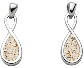 DUR Schmuck Ohrring FOREVER, Strandsand, Silber 925/- rhod. (O5550)