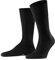 FALKE Herren Socken Airport M So Wolle Baumwolle einfarbig 1 Paar, Schwarz Black 3000, 43-44