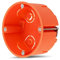 REV Hohlraumdose, Hohlwanddosen 10 St., Ø68mm, 35mm tief, Schrauben, orange