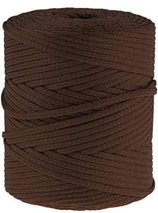 100m Polyester-Schnur Kordel 4mm, PES Kordel Flechtschnur, Polyesterkordel