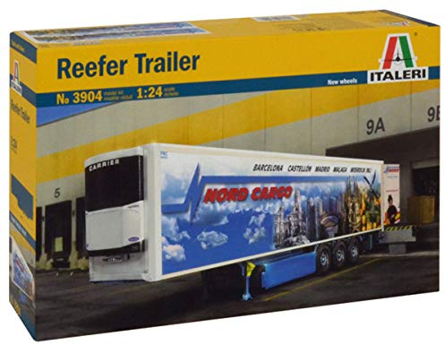 Italeri 510003904 - Fahrzeug - 1:24 Reefer Trailer, Weiß