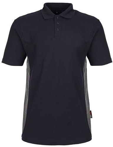 TuffStuff Mens 134 TS Short Sleeve Polo Shirt, Navy, L UK