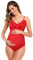 SHEKINI Maillot de Bain Femme Maternité Une pièce à Volants et Épaules Dénudées Bikinis 1 pièce Grossesse Enceintes Élégant Chic pour Femmes de Plage（XXXL,Rouge-2）