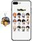 Compatible with iPhone 7 Plus/iPhone 8 Plus Case Anime Design [With Figure Keychain], Soft Silicone Flexible TPU Volleyball Animation Phone Case for iPhone 7 Plus/iPhone 8 Plus