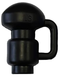 walexo Kappen für Innenliegendes Sicherheitsnetz Stangen Ø 25 mm oder Ø 28 mm (Ø 28 mm, 8 x Schwarz)