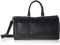 Ted Baker Herren Canvay Texture Leather Holdall Reisetasche aus Segeltuch-Texturleder, Schwarz