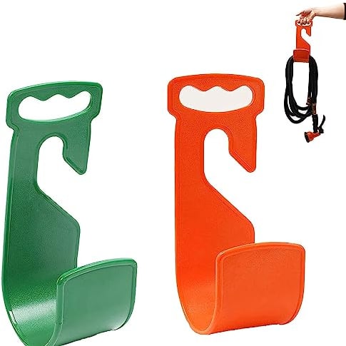 Gancho para Manguera Extensible Colgador de Manguera de jardín con Soporte de Pared | ABS Ecológico | Resistente y Duradero | Ahorro de Espacio en el Jardín
