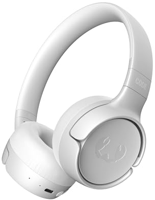 Fresh 'n Rebel Code Fuse, Bluetooth-Kopfhörer on-Ear, kabellos, 30 Stunden Spielzeit, mit Mikrofon und Sprachassistent, Lautstärkeregler und Wiedergabe/Pause-Tasten, faltbar (Ice Grey)