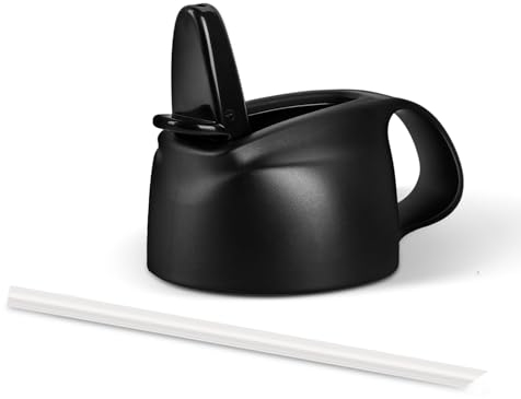 Fjbottle Deckel mit 2xStrohhalm Ersatzteile für 400/600/800/1L Trinkflasche