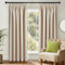 Topfinel Gardinen Wohnzimmer vorhänge Blickdicht mit kräuselband Beige Gardine Schals 220 cm Lang Thermo Vorhänge gegen Kälte Curtains Blackout 2er Set für Schienensystem Deko Schlafzimmer