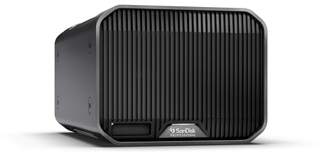 SanDisk Professional 48TB G-RAID MIRROR RAID Enterprise-Class Desktop Hard Drive Thunderbolt 3 (40Gbps) up to 260 MB/s 7200RPM Ultrastar Drive Inside