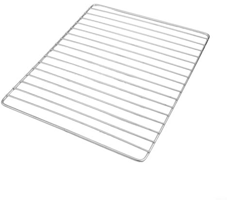 Griglia in acciaio inox, con foro quadrato, multiuso, per campeggio, barbecue, picnic, 30 x 25 cm