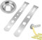 IKOPFLN Accessori per Tritacarne, 2 Accessori per Tritacarne Pasticceria con Anello di Collegamento, Pasticceria Accessori, per la Produzione di Biscotti, Carne Macinata,Dessert