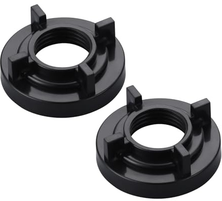 Mounting Lock Nut for Basin Faucet: 1/2 IPS Durable Easy Installtion Winged Locknuts Replacement Parts, Mounting Accessories for Bathroom Kitchen Faucet 2PCS