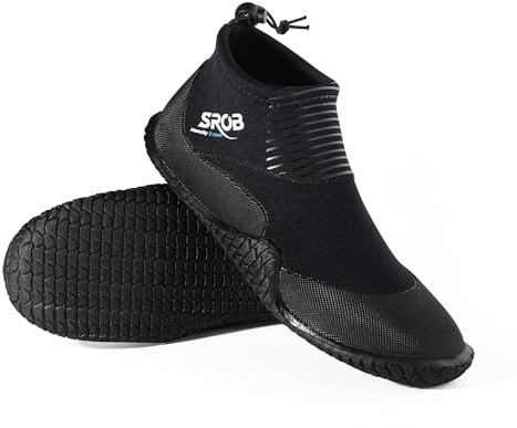 Neoprene Dive Boots 3mm with Premium Anti-Slip Rubber Sole Wetsuit for Men Women,Water Fin Sailing Shoes for Water Sports Scuba Diving Surf Snorkeling Kayaking