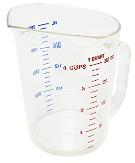 1Ltr / 1 qt Measuring Cup, Polycarbonate