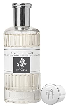 Vaporisateur Parfum De Linge 75ml - Mathilde M - Collection Printemps / Été 2015 Fabrication Française de France - Spray Vapo Senteurs Pour une Déco Décoration Parfumée D'intérieur D'Ambiance Maison Chambre (Oreiller Lit Textile) - Idée Cadeau Raffiné Original Pour Femme (Fleur de Coton)