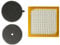 vhbw 3x filtro compatibile con Hoover TS2213 001, TS2265 001, TS2266 011, TS2272 011, TS2308 001, TS2351, U27 Sensory aspirapolvere - Sostituisce 09205469