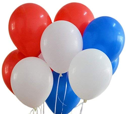 30 Eslovaquia Globos DE LA Taza Mundial - Blanco, Azul Y Rojo Latex METÁLICO DE 12